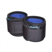 Неопреновые черно-синие наручники - Sitabella - купить с доставкой в Ноябрьске