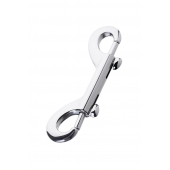 Серебристый двухсторонний карабин TOYFA Metal - ToyFa - купить с доставкой в Ноябрьске