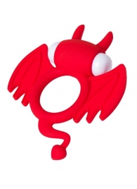 Красное эрекционное кольцо на пенис JOS COCKY DEVIL - JOS - в Ноябрьске купить с доставкой