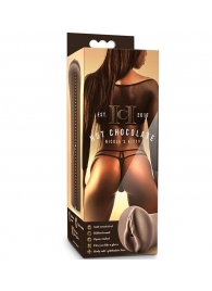 Коричневый мастубратор-вагина Nicole s Kitty - Blush Novelties - в Ноябрьске купить с доставкой