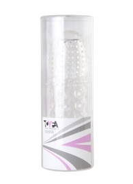 Прозрачная закрытая гелевая насадка - 13,5 см. - Toyfa Basic - в Ноябрьске купить с доставкой