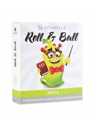 Стимулирующий презерватив-насадка Roll   Ball Apple - Sitabella - купить с доставкой в Ноябрьске