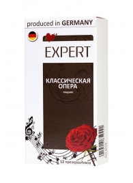 Гладкие презервативы Expert  Классическая опера  - 12 шт. - Expert - купить с доставкой в Ноябрьске