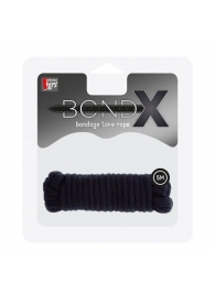 Чёрная веревка для связывания BONDX LOVE ROPE - 5 м. - Dream Toys - купить с доставкой в Ноябрьске