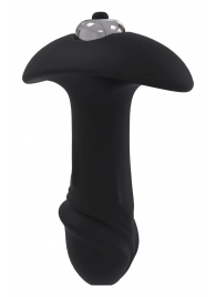 Черный анальный вибромассажер STAR ARROW - 11 см. - Dream Toys