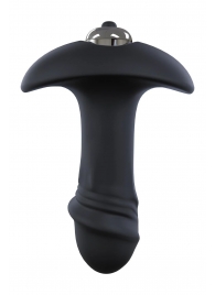 Черный анальный вибромассажер STAR ARROW - 11 см. - Dream Toys