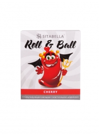 Стимулирующий презерватив-насадка Roll   Ball Cherry - Sitabella - купить с доставкой в Ноябрьске