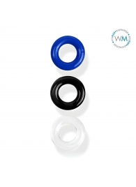 Набор из трех разноцветных эрекционных колец Erowoman-Eroman - Erowoman-Eroman - в Ноябрьске купить с доставкой