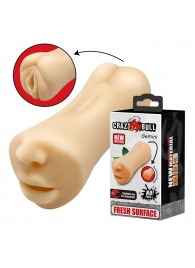 Двусторонний мастурбатор Gemini - ротик и вагина - Baile - в Ноябрьске купить с доставкой