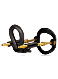 Черный экстендер-растяжитель пениса - Sex Expert - в Ноябрьске купить с доставкой