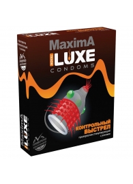 Презерватив LUXE Maxima  Контрольный Выстрел  - 1 шт. - Luxe - купить с доставкой в Ноябрьске