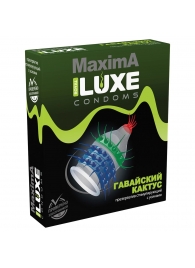 Презерватив LUXE Maxima  Гавайский Кактус  - 1 шт. - Luxe - купить с доставкой в Ноябрьске