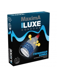 Презерватив LUXE Maxima  Глубинная бомба  - 1 шт. - Luxe - купить с доставкой в Ноябрьске