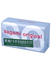 Ультратонкие презервативы Sagami Original - 12 шт. - Sagami - купить с доставкой в Ноябрьске