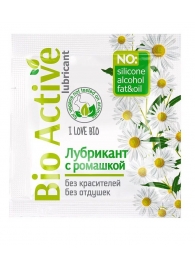 Пробник лубриканта на водной основе Bio Active - 3 гр. - Биоритм - купить с доставкой в Ноябрьске