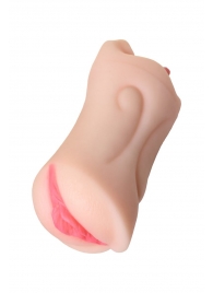 Телесный двусторонний мастурбатор Fruity Tongue - ротик и вагина - ToyFa - в Ноябрьске купить с доставкой