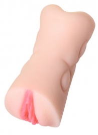 Телесный двусторонний мастурбатор Rich Fruit - вагина и анус - ToyFa - в Ноябрьске купить с доставкой