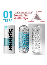 Мастурбатор SPINNER Tetra - Tenga - в Ноябрьске купить с доставкой