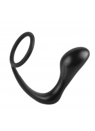 Эрекционное кольцо с анальной пробкой Ass-Gasm Cockring Plug - Pipedream - в Ноябрьске купить с доставкой