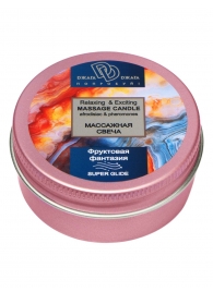 Массажная свеча  Фруктовая фантазия - БиоМед - купить с доставкой в Ноябрьске