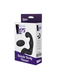 Черный вибромассажер простаты REMOTE BOOTY PLEASER - Dream Toys - в Ноябрьске купить с доставкой