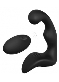 Черный вибромассажер простаты REMOTE BOOTY PLEASER - Dream Toys - в Ноябрьске купить с доставкой