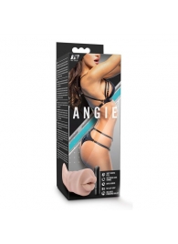 Телесный мастурбатор-ротик Angie - Blush Novelties - в Ноябрьске купить с доставкой