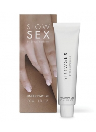 Гель для мастурбации с ароматом кокоса Slow Sex Finger Play Gel - 30 мл. - Bijoux Indiscrets - купить с доставкой в Ноябрьске