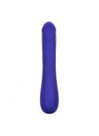 Фиолетовый вибратор с электростимуляцией Intimate E-Stimulator Petite Wand - 18,5 см. - California Exotic Novelties - купить с доставкой в Ноябрьске