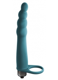 Зеленая вибронасадка для двойного проникновения Bramble - 16,5 см. - Lola Games - купить с доставкой в Ноябрьске