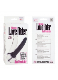 Насадка на пенис Silicone Love Rider Dual Penetrator для двойного проникновения - 14 см. - California Exotic Novelties - в Ноябрьске купить с доставкой