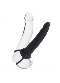 Насадка на пенис Silicone Love Rider Dual Penetrator для двойного проникновения - 14 см. - California Exotic Novelties - в Ноябрьске купить с доставкой