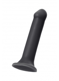 Черный фаллос на присоске Silicone Bendable Dildo XL - 20 см. - Strap-on-me - купить с доставкой в Ноябрьске