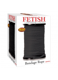 Черная веревка для связывания Bondage Rope - 60,9 м. - Pipedream - купить с доставкой в Ноябрьске