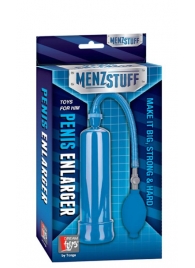 Синяя вакуумная помпа MENZSTUFF PENIS ENLARGER - Dream Toys - в Ноябрьске купить с доставкой