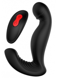 Черный вибромассажер простаты SWIRLING P-PLEASER - Dream Toys - в Ноябрьске купить с доставкой
