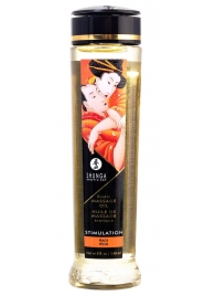 Массажное масло для тела с ароматом персика Stimulation - 240 мл. - Shunga - купить с доставкой в Ноябрьске