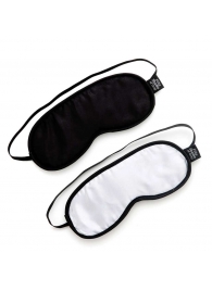 Набор из двух масок на глаза Soft Blindfold Twin Pack - Fifty Shades of Grey - купить с доставкой в Ноябрьске