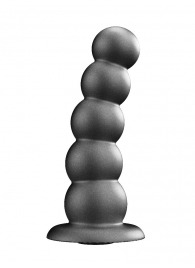 Черная насадка-плаг на харнесс PLATINUM 9 - 24 см. - LOVETOY (А-Полимер) - купить с доставкой в Ноябрьске