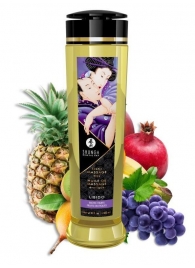 Массажное масло Libido Exotic Fruits с ароматом экзотических фруктов - 240 мл. - Shunga - купить с доставкой в Ноябрьске