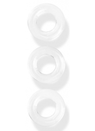 Набор из 3 гладких прозрачных эрекционных колец - Erowoman-Eroman - в Ноябрьске купить с доставкой