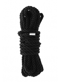 Черная веревка для шибари DELUXE BONDAGE ROPE - 5 м. - Dream Toys - купить с доставкой в Ноябрьске