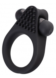 Черное эрекционное виброкольцо Brid с шипиками - A-toys - в Ноябрьске купить с доставкой