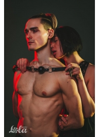 Черный кляп Love Addict на замочке - Lola Games - купить с доставкой в Ноябрьске