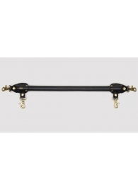 Черная распорка для ног Bound to You Faux Leather Spreader Bar - 50,8 см. - Fifty Shades of Grey - купить с доставкой в Ноябрьске