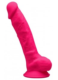 Розовый фаллоимитатор-реалистик Premium Dildo 7  Model 1 Premium - 17,5 см. - Adrien Lastic