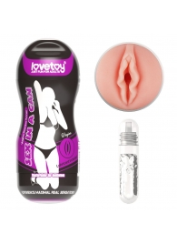 Телесный мастурбатор-вагина Sex In A Can Vagina Stamina Tunnel - Lovetoy - в Ноябрьске купить с доставкой