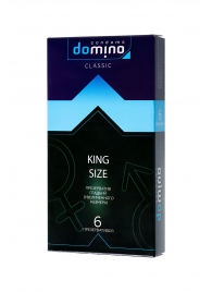 Презервативы увеличенного размера DOMINO Classic King size - 6 шт. - Domino - купить с доставкой в Ноябрьске