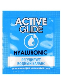 Лубрикант на водной основе Active Glide с гиалуроновой кислотой - 3 гр. - Биоритм - купить с доставкой в Ноябрьске