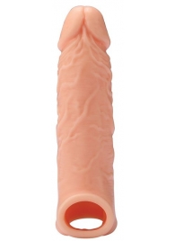 Телесная насадка EXTENDER WITH BALL STRAP 6.5 - 17 см. - Dream Toys - в Ноябрьске купить с доставкой